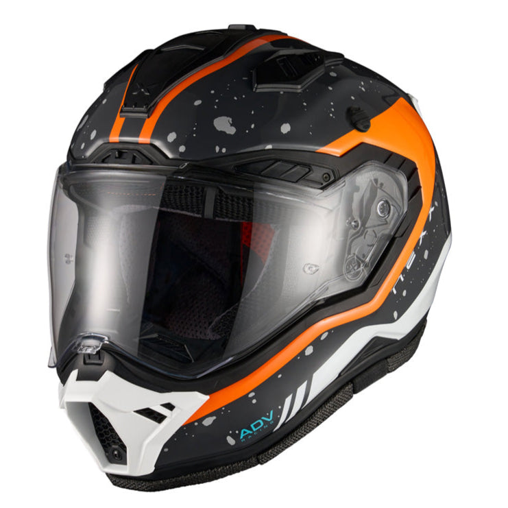 Nexx X.RALLY Yuma Grey / Orange - FREE UK Delivery, FREE 365 Day Returns | Moto Central
