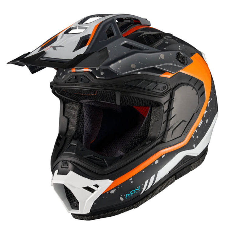 Nexx X.RALLY Yuma Grey / Orange - FREE UK Delivery, FREE 365 Day Returns | Moto Central