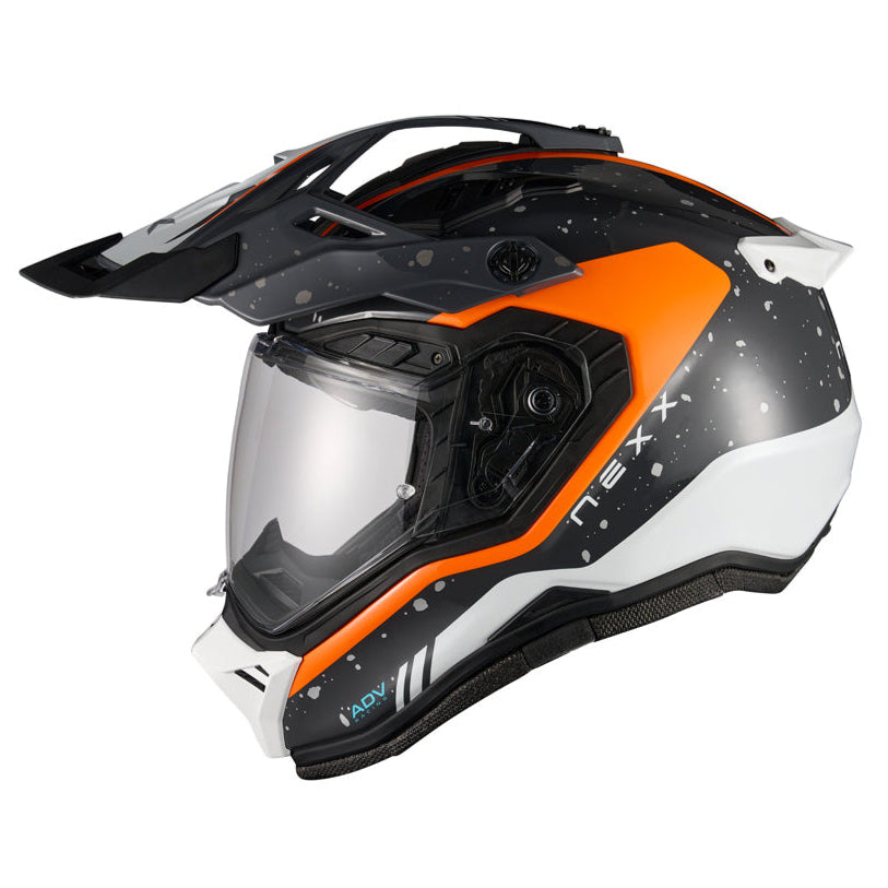 Nexx X.RALLY Yuma Grey / Orange - FREE UK Delivery, FREE 365 Day Returns | Moto Central