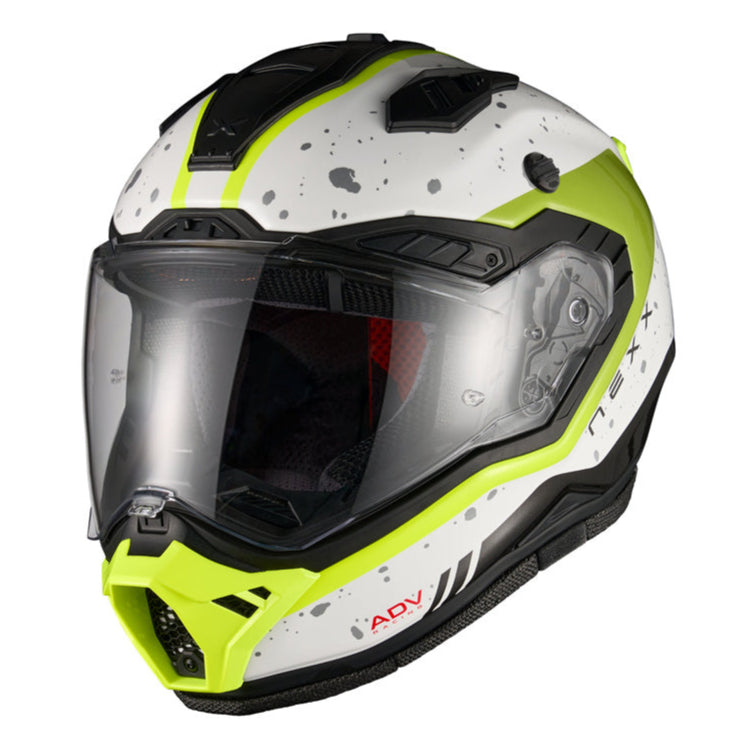 Nexx X.RALLY Yuma White / Neon - FREE UK Delivery, FREE 365 Day Returns | Moto Central