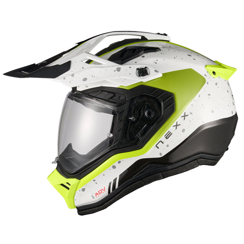 Nexx X.RALLY Yuma White / Neon - FREE UK Delivery, FREE 365 Day Returns | Moto Central