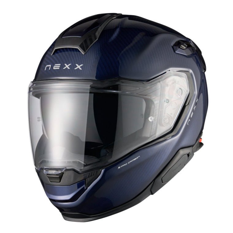 Nexx X.TR Atlantic Carbon / Blue - FREE UK Delivery, FREE 365 Day Returns | Moto Central