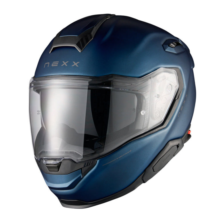 Nexx X.TR Plain Matt Blue Teal - FREE UK Delivery, FREE 365 Day Returns | Moto Central