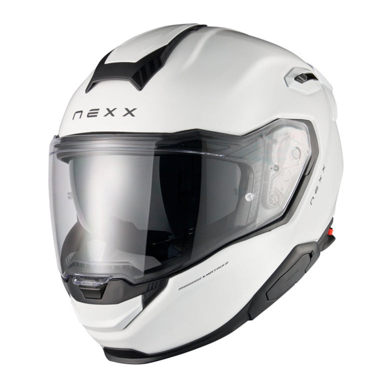 Nexx X.TR Plain White - FREE UK Delivery, FREE 365 Day Returns | Moto Central