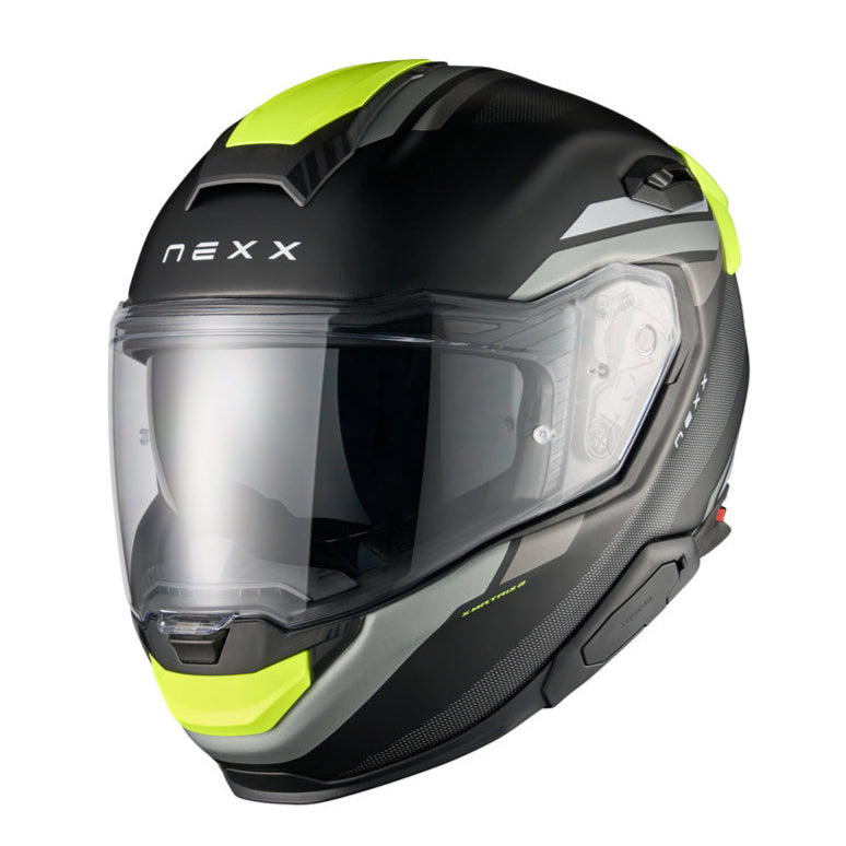 Nexx X.TR Quanta Black / Matt Neon - FREE UK Delivery, FREE 365 Day Returns | Moto Central