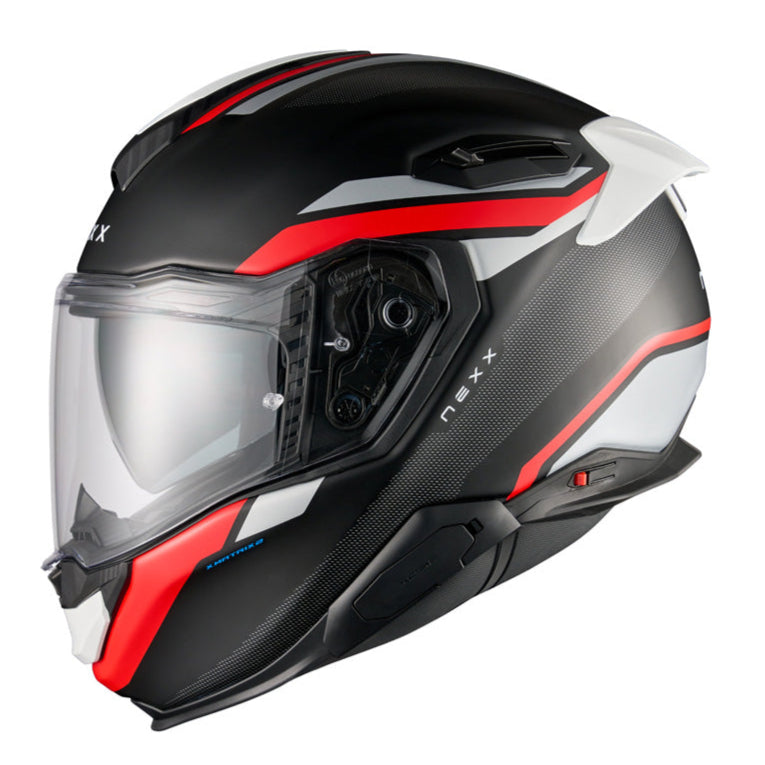 Nexx X.TR Quanta Black / Matt Red - FREE UK Delivery, FREE 365 Day Returns | Moto Central
