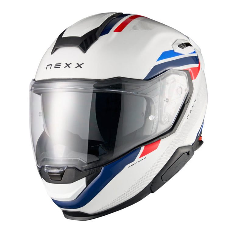 Nexx X.TR Quanta White / Blue - FREE UK Delivery, FREE 365 Day Returns | Moto Central