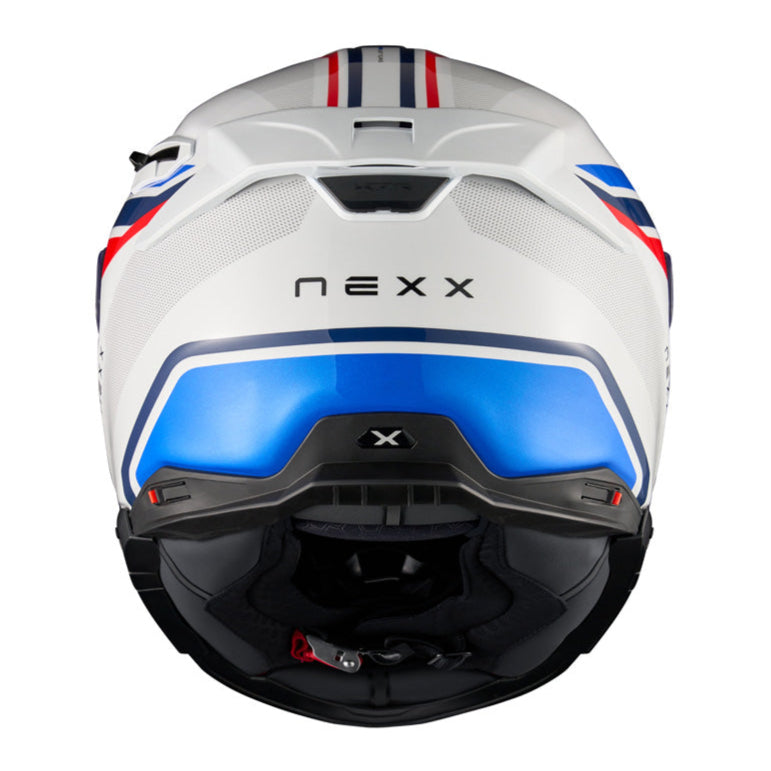 Nexx X.TR Quanta White / Blue - FREE UK Delivery, FREE 365 Day Returns | Moto Central