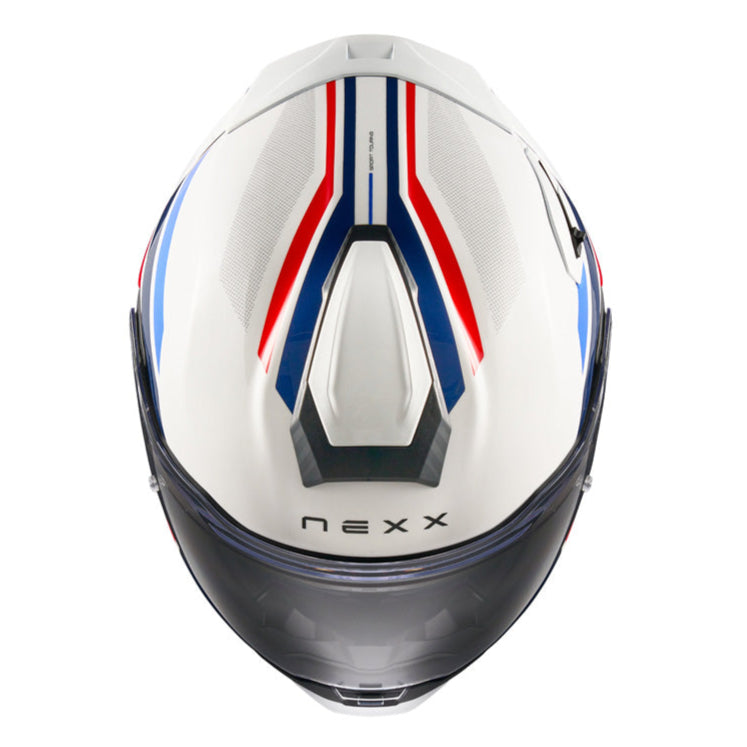 Nexx X.TR Quanta White / Blue - FREE UK Delivery, FREE 365 Day Returns | Moto Central