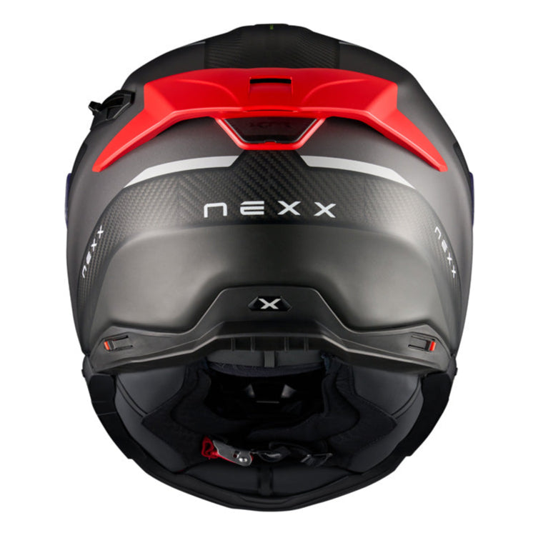 Nexx X.TR Rush Black / Matt Red - FREE UK Delivery, FREE 365 Day Returns | Moto Central
