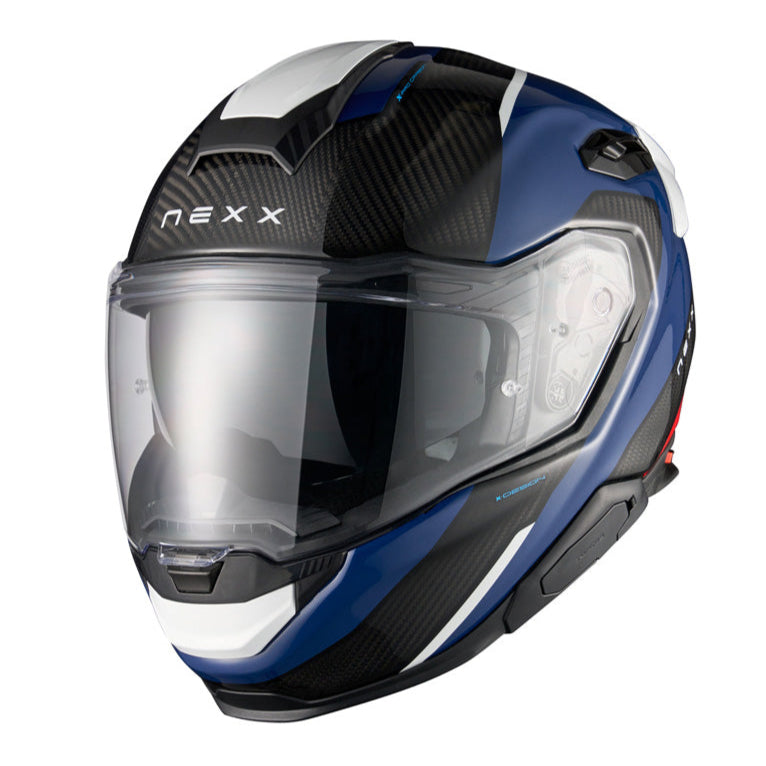 Nexx X.TR Rush Blue / Red - FREE UK Delivery, FREE 365 Day Returns | Moto Central