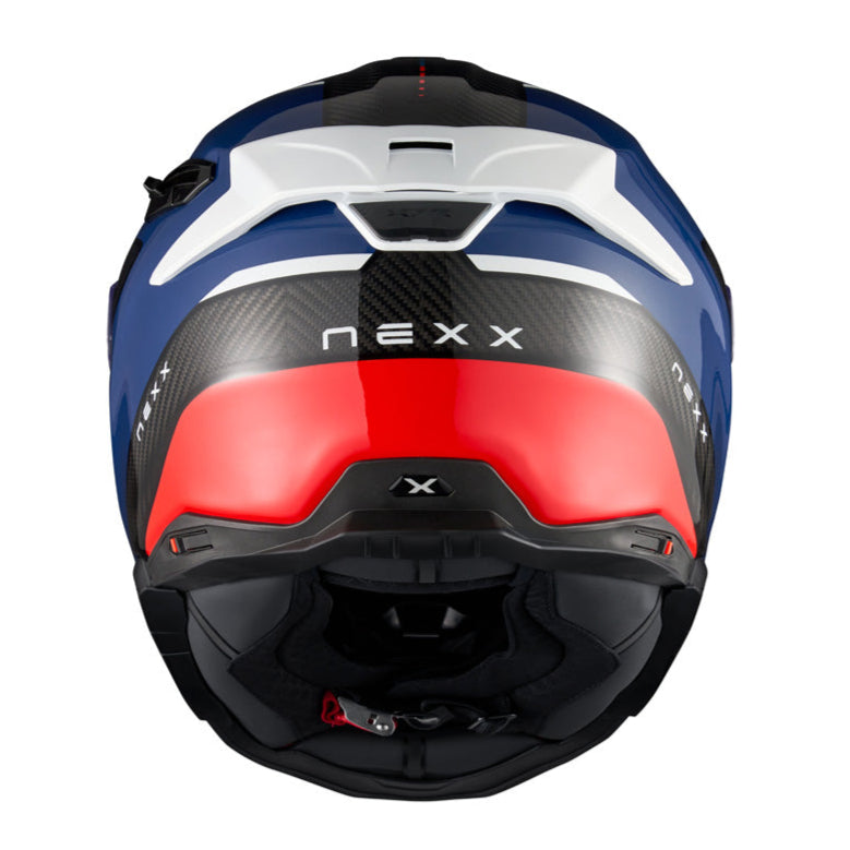 Nexx X.TR Rush Blue / Red - FREE UK Delivery, FREE 365 Day Returns | Moto Central