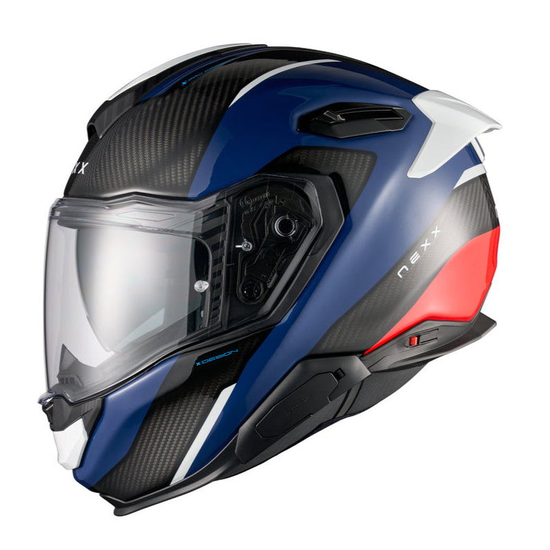 Nexx X.TR Rush Blue / Red - FREE UK Delivery, FREE 365 Day Returns | Moto Central