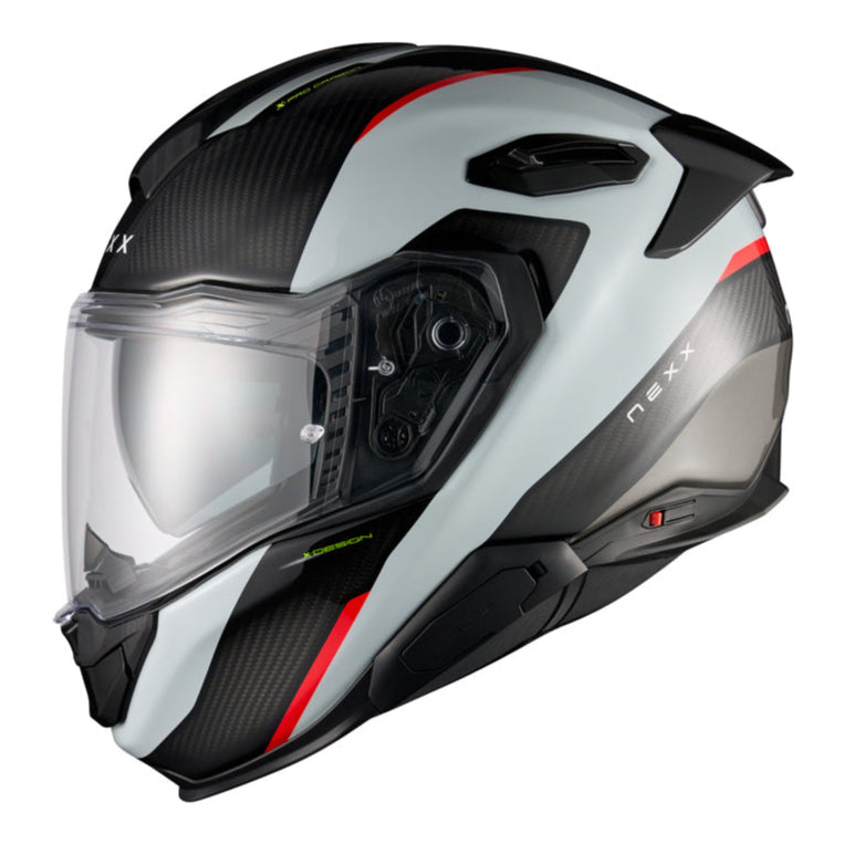 Nexx X.TR Rush Grey / Red - FREE UK Delivery, FREE 365 Day Returns | Moto Central