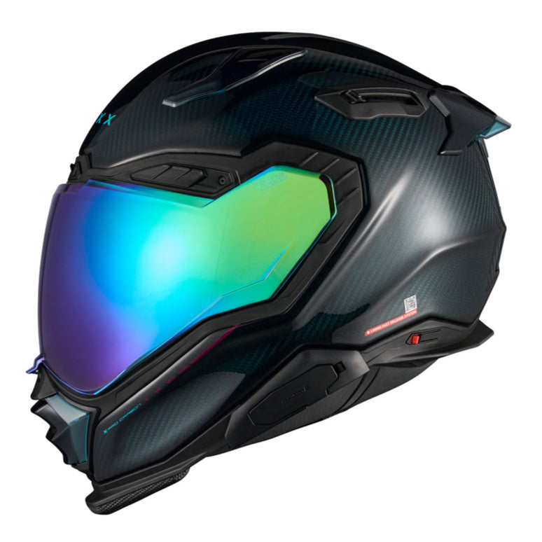 Nexx X.WST3 Hadal Carbon / Blue Teal - FREE UK Delivery, FREE 365 Day Returns | Moto Central
