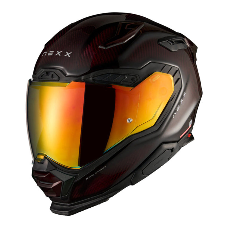 Nexx X.WST3 Lava Carbon / Red - FREE UK Delivery, FREE 365 Day Returns | Moto Central