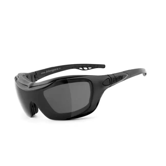 Helly Shades Bandit 2 Smoke / Laser Red / Xenolit - FREE UK Shipping, FREE 365 Day Returns | Moto Central