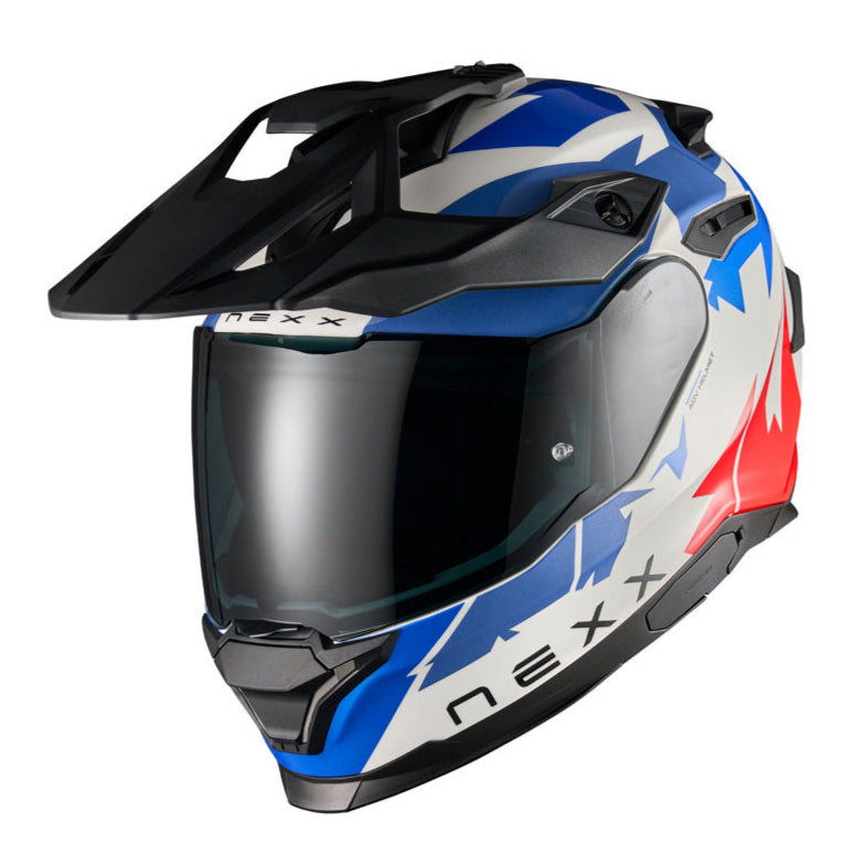 Nexx Y.TRAVL Primal Blue / Red - FREE UK Delivery, FREE 365 Day Returns | Moto Central