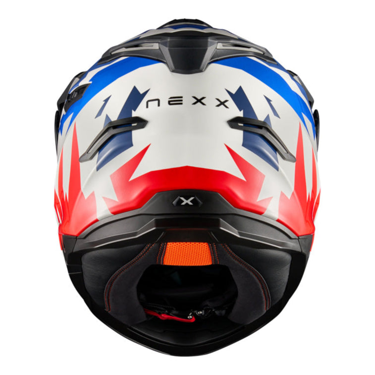 Nexx Y.TRAVL Primal Blue / Red - FREE UK Delivery, FREE 365 Day Returns | Moto Central