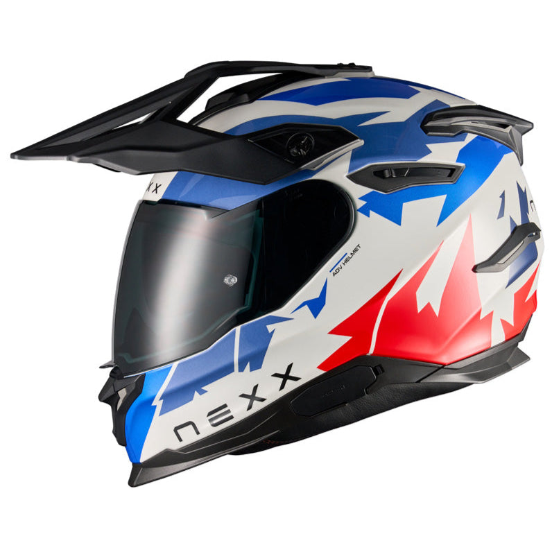Nexx Y.TRAVL Primal Blue / Red - FREE UK Delivery, FREE 365 Day Returns | Moto Central