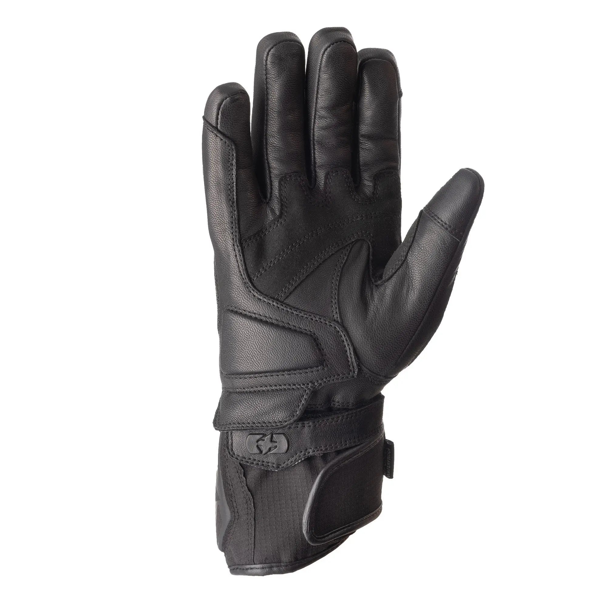 Oxford Vancouver 2.0 D2D Leather & Textile Gloves Black / Green / Yellow - FREE UK Shipping, FREE 365 Day Returns | Moto Central