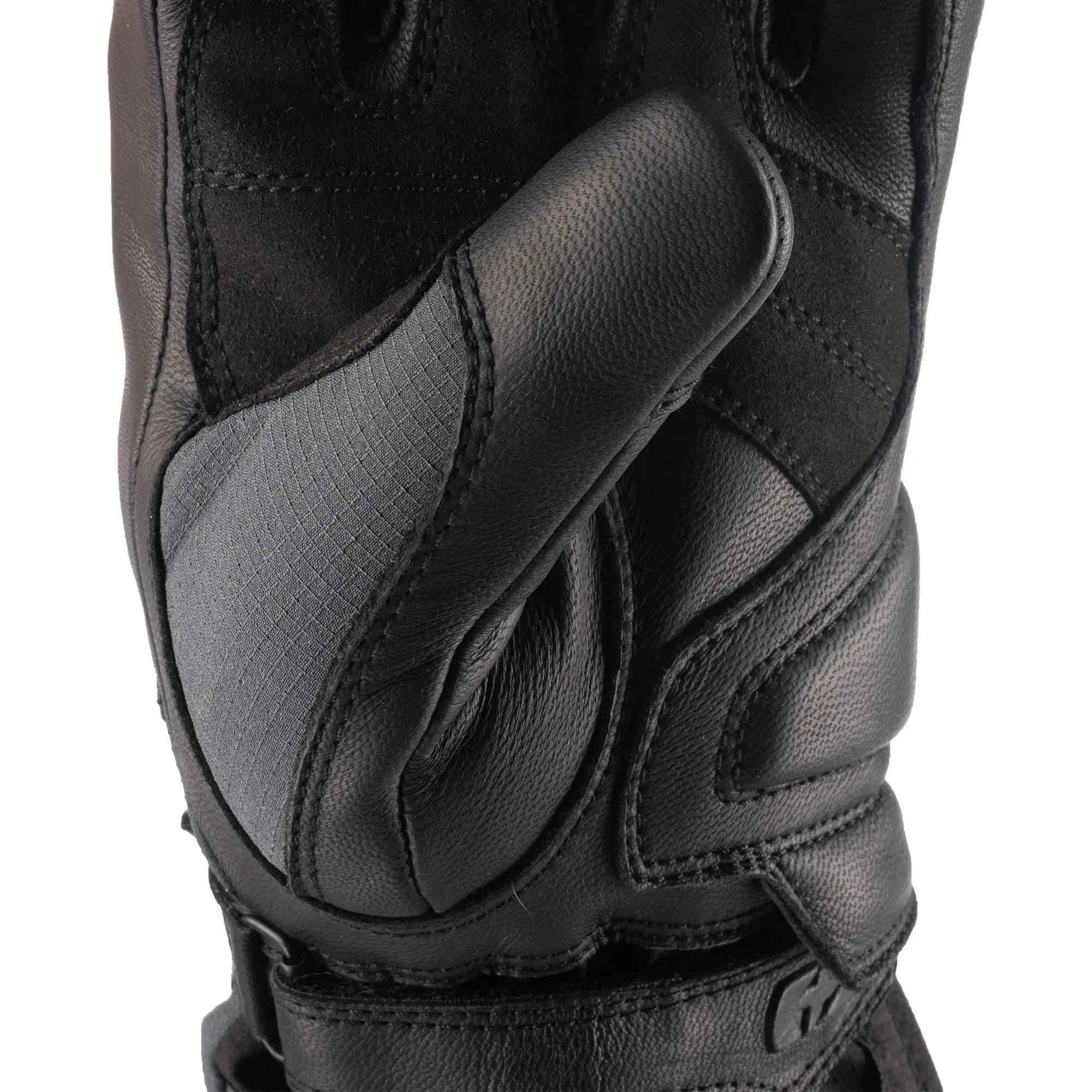 Oxford Vancouver 2.0 D2D Leather & Textile Gloves Black / Green / Yellow - FREE UK Shipping, FREE 365 Day Returns | Moto Central