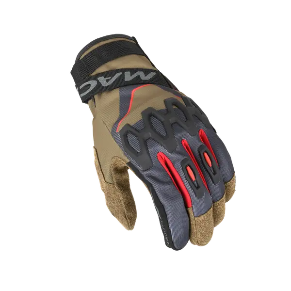 Macna Zairon 2.0 Short Textile Gloves Black  - FREE UK Shipping, FREE 365 Day Returns | Moto Central