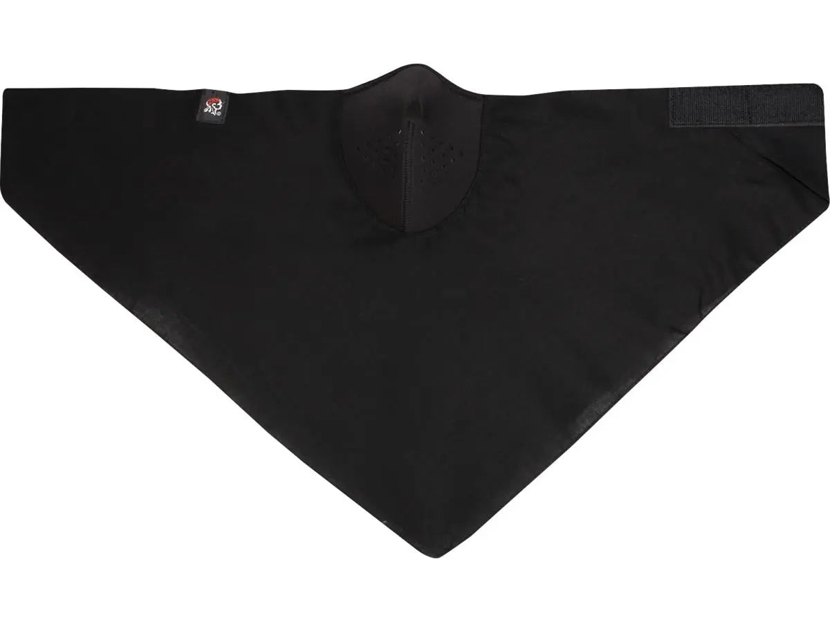 Zan Headgear Neoprene Cotton Neodanna Black  - FREE UK Shipping, FREE 365 Day Returns | Moto Central