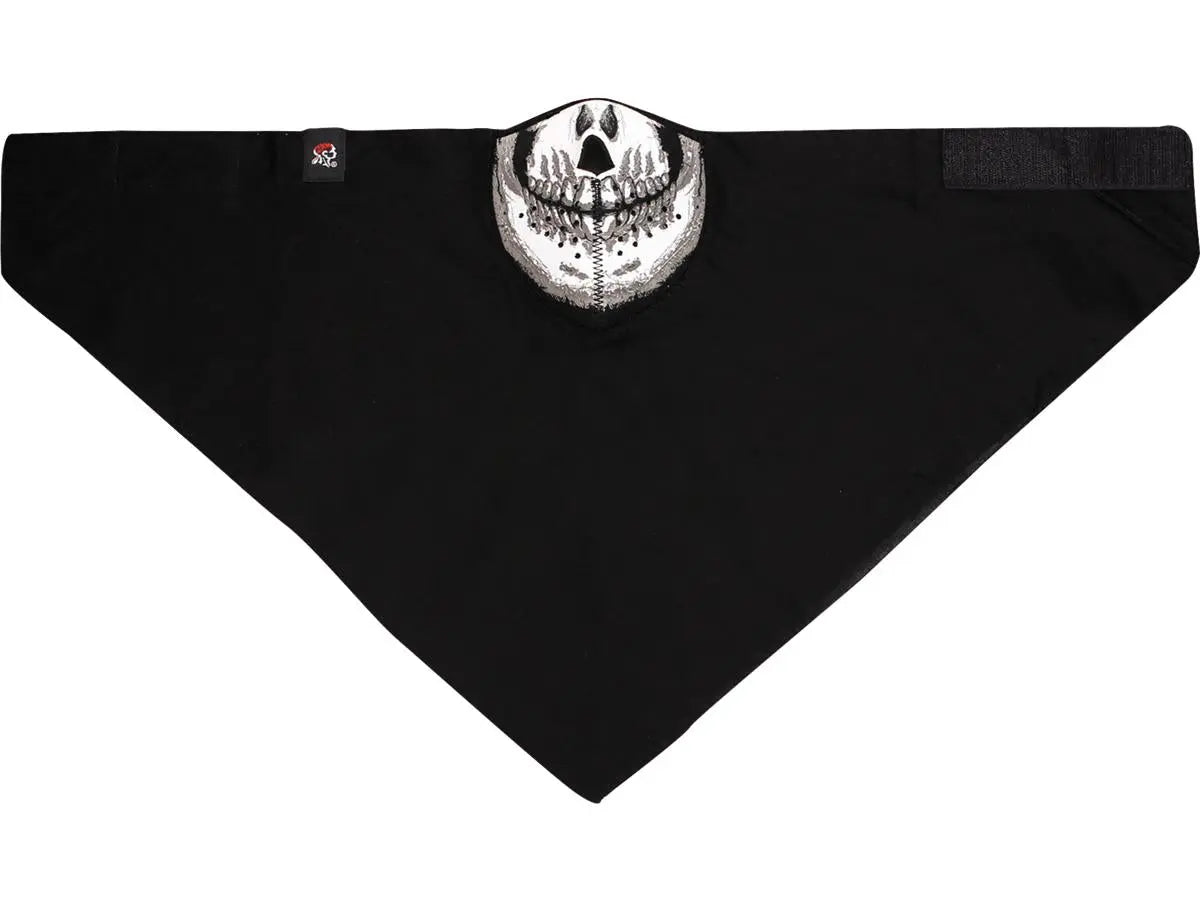 Zan Headgear Neoprene Cotton Neodanna Skull - FREE UK Shipping, FREE 365 Day Returns | Moto Central