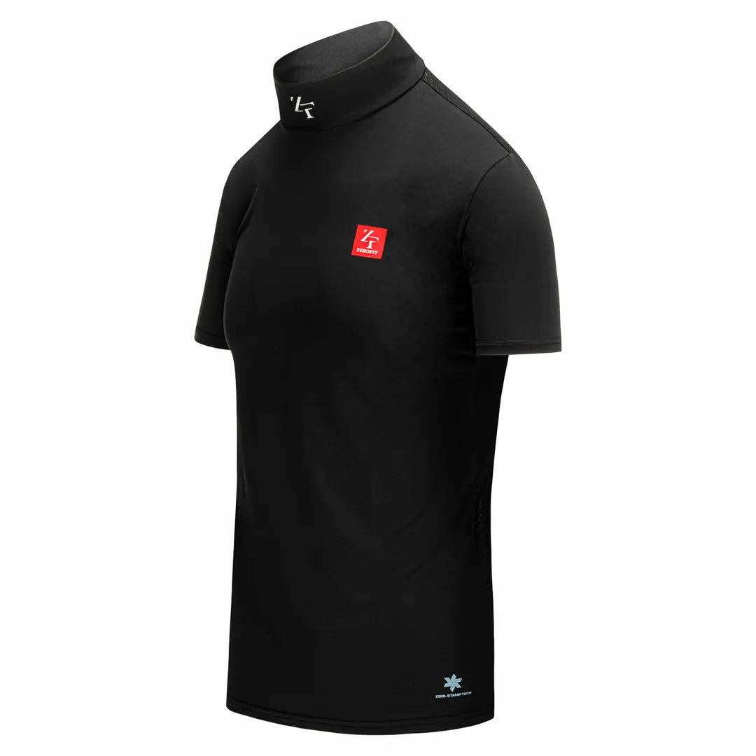 ZeroFit IceSkin Short Sleeves Base Layer T-Shirt Black FREE UK Delivery, FREE 365 Day Returns | Moto Central
