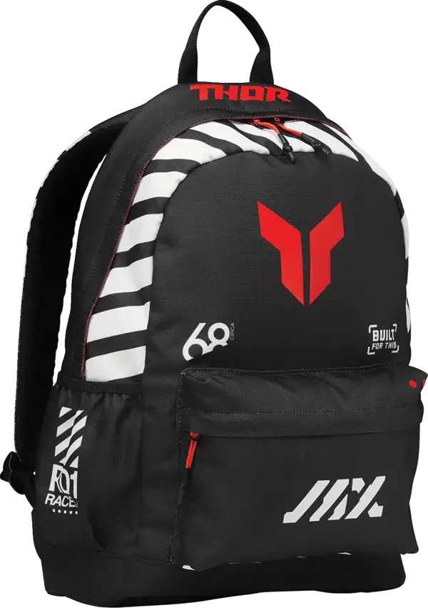 Thor Varsity Backpack Black / Coral - FREE UK Shipping, FREE 365 Day Returns | Moto Central