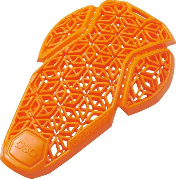 Icon D3O Diablo Level 1 Compact Knee / Elbow Guards Orange - FREE UK Shipping, FREE 365 Day Returns | Moto Central