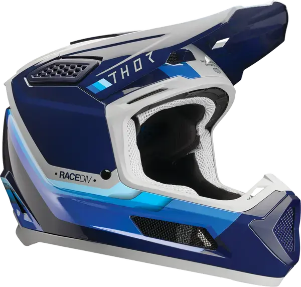 Thor Fleet Defy Blue / Grey - FREE UK Shipping, FREE 365 Day Returns | Moto Central