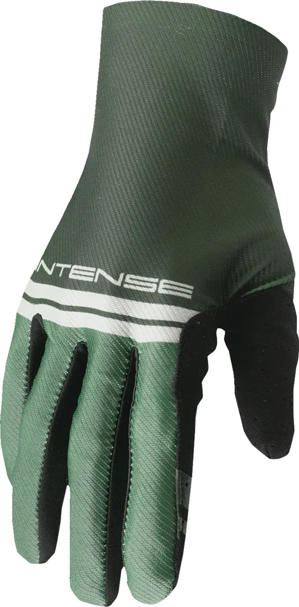 Thor Intense Assist Censis Textile Gloves Forest Green - FREE UK Shipping, FREE 365 Day Returns | Moto Central