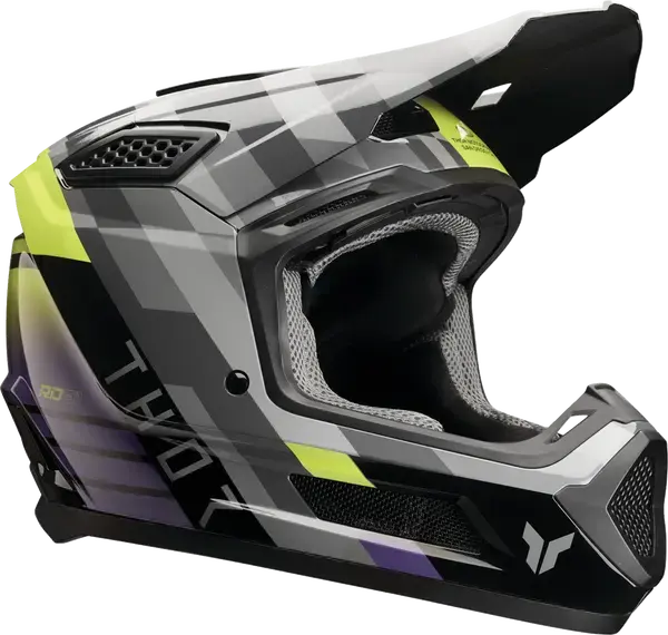 Thor Fleet Camber Black / Purple - FREE UK Shipping, FREE 365 Day Returns | Moto Central