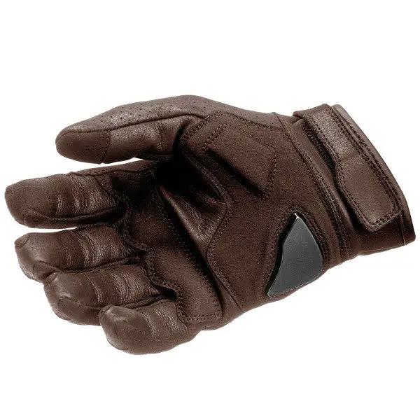 Pando Moto Onyx Summer Leather Gloves Brown 02 FREE UK Delivery, FREE 365 Day Returns | Moto Central