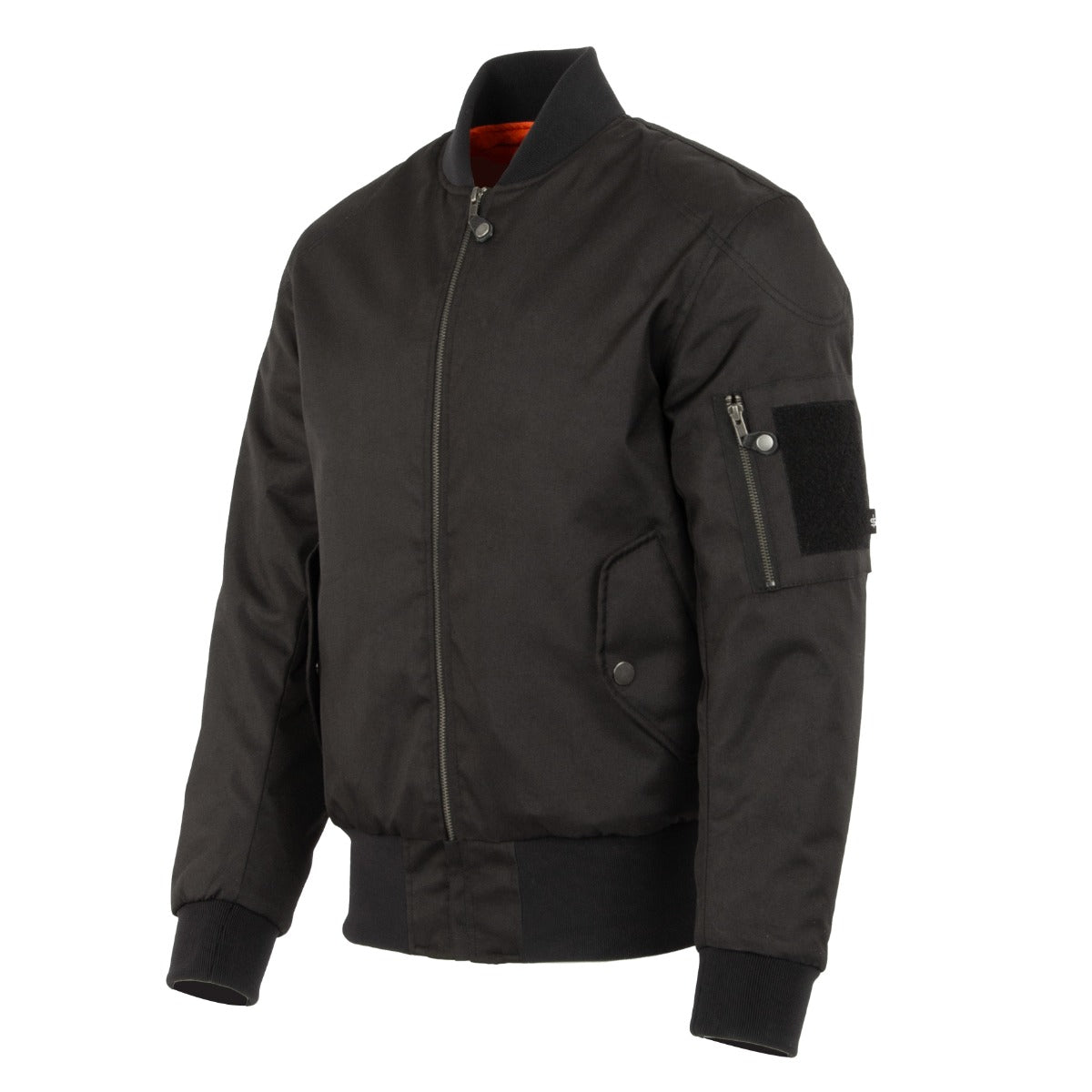 Spada Airforce MA1 CE Waterproof Bomber Textile Jacket Black FREE UK Delivery, FREE 365 Day Returns | Moto Central