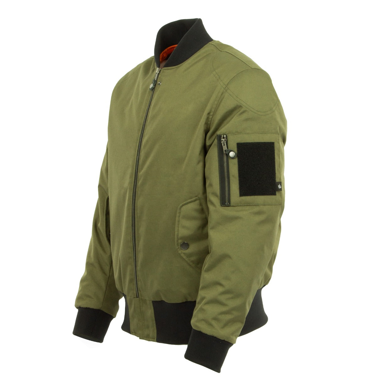 Spada Airforce MA1 CE Waterproof Bomber Textile Jacket Olive FREE UK Delivery, FREE 365 Day Returns | Moto Central