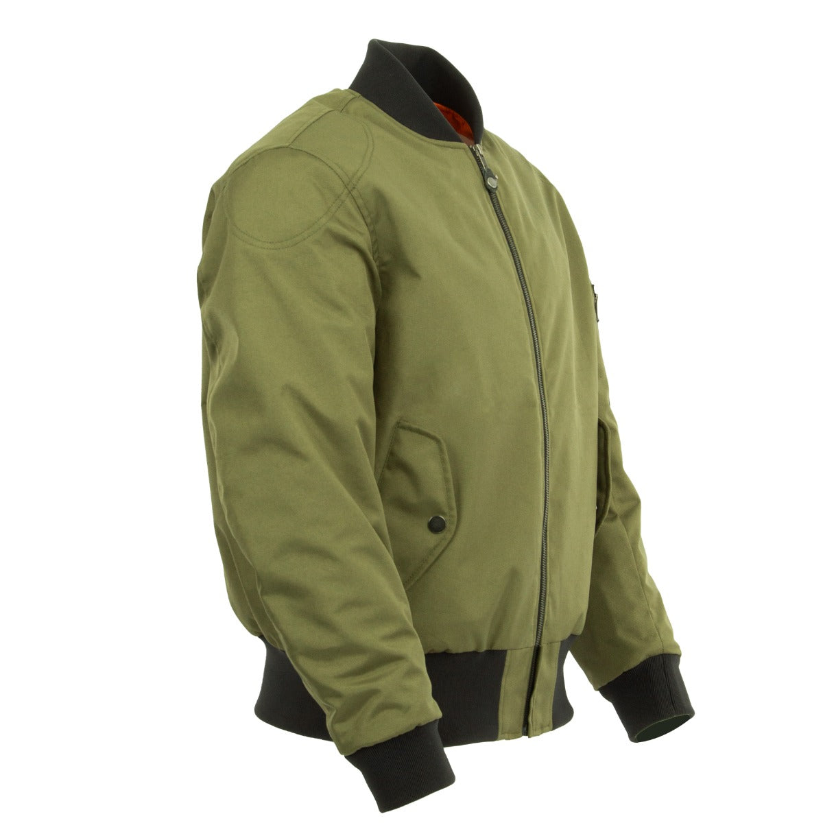 Spada Airforce MA1 CE Waterproof Bomber Textile Jacket Olive FREE UK Delivery, FREE 365 Day Returns | Moto Central