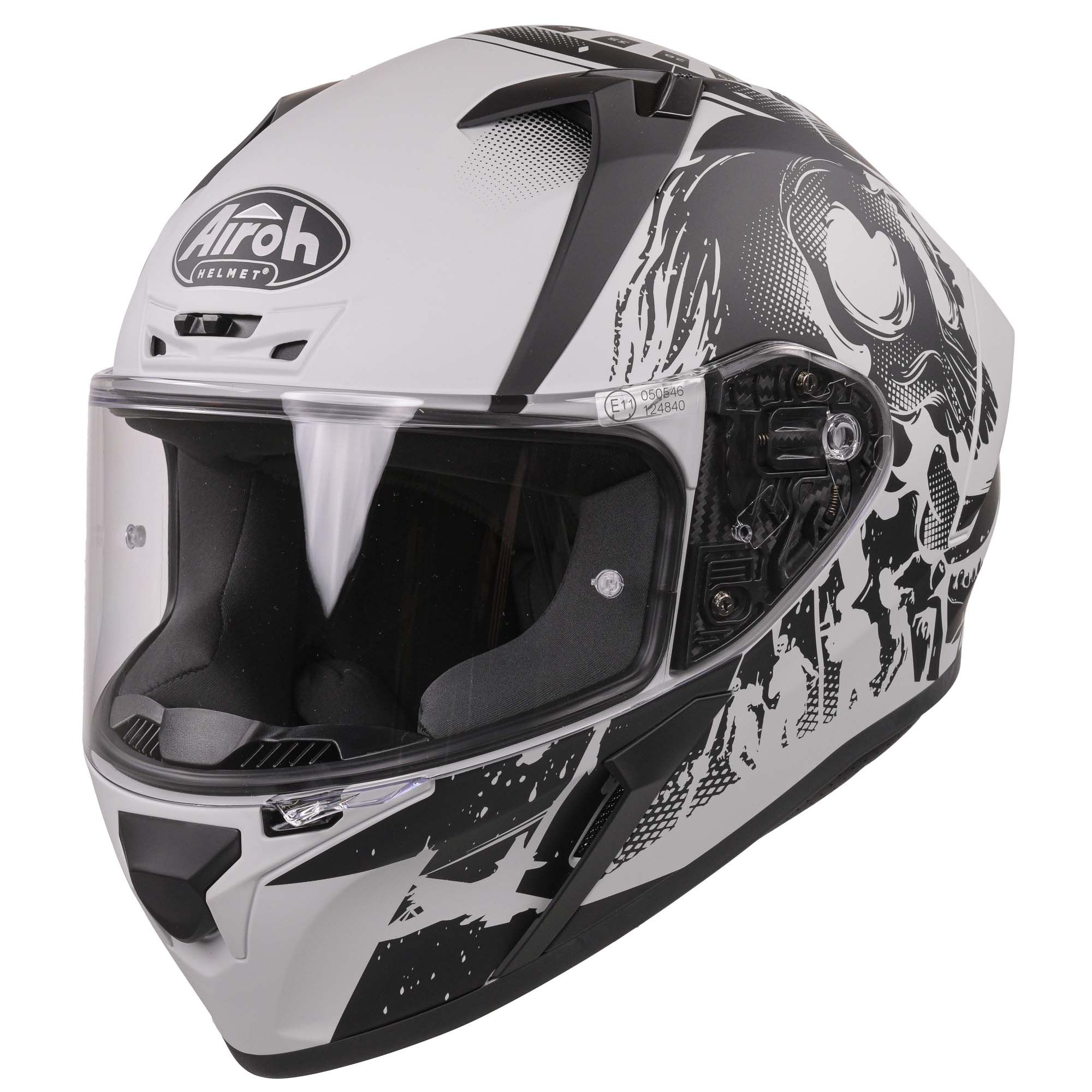 Airoh Valor Akuna Grey / Matt Black - FREE UK Shipping, FREE 365 Day Returns | Moto Central