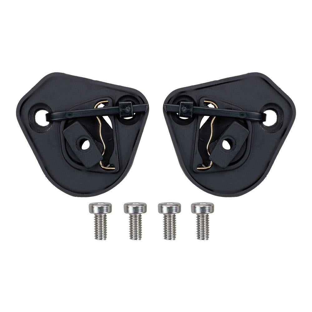 AGV Race 2 visor mechanism kit with four mounting screws