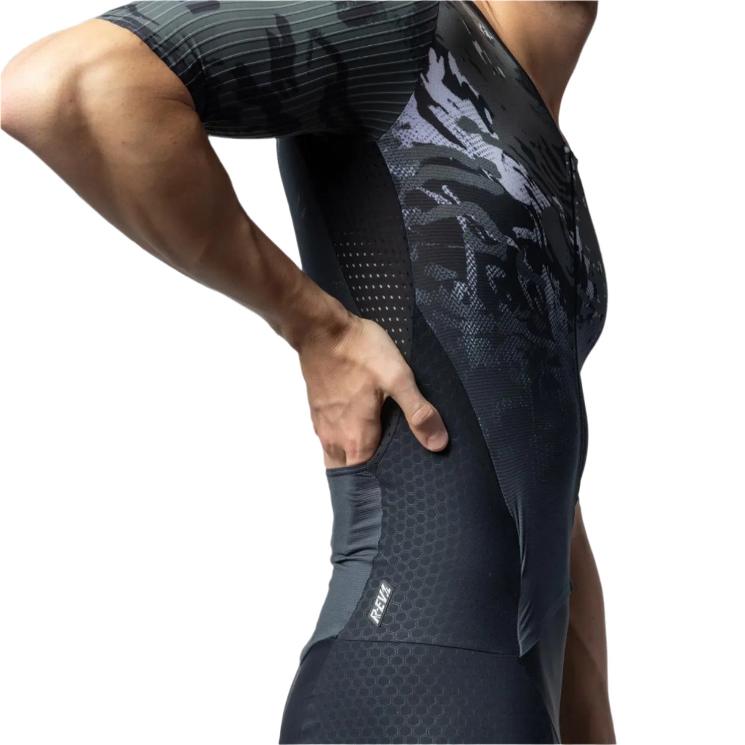 Ale Clothing Hive 2.0 R-EV1 Short Sleeves Skinsuit Grey - FREE UK Shipping, FREE 365 Day Returns | Moto Central