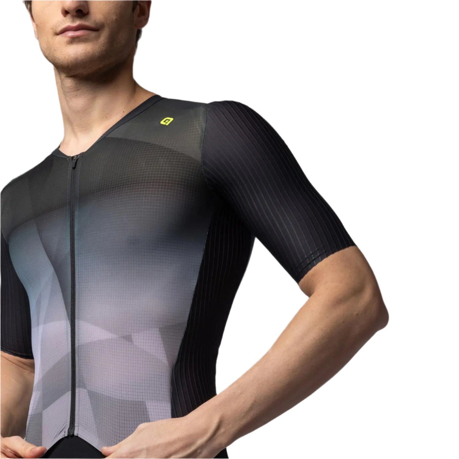 Ale Clothing Watt 3.6 R-EV1 Short Sleeves Skinsuit Black - FREE UK Shipping, FREE 365 Day Returns | Moto Central