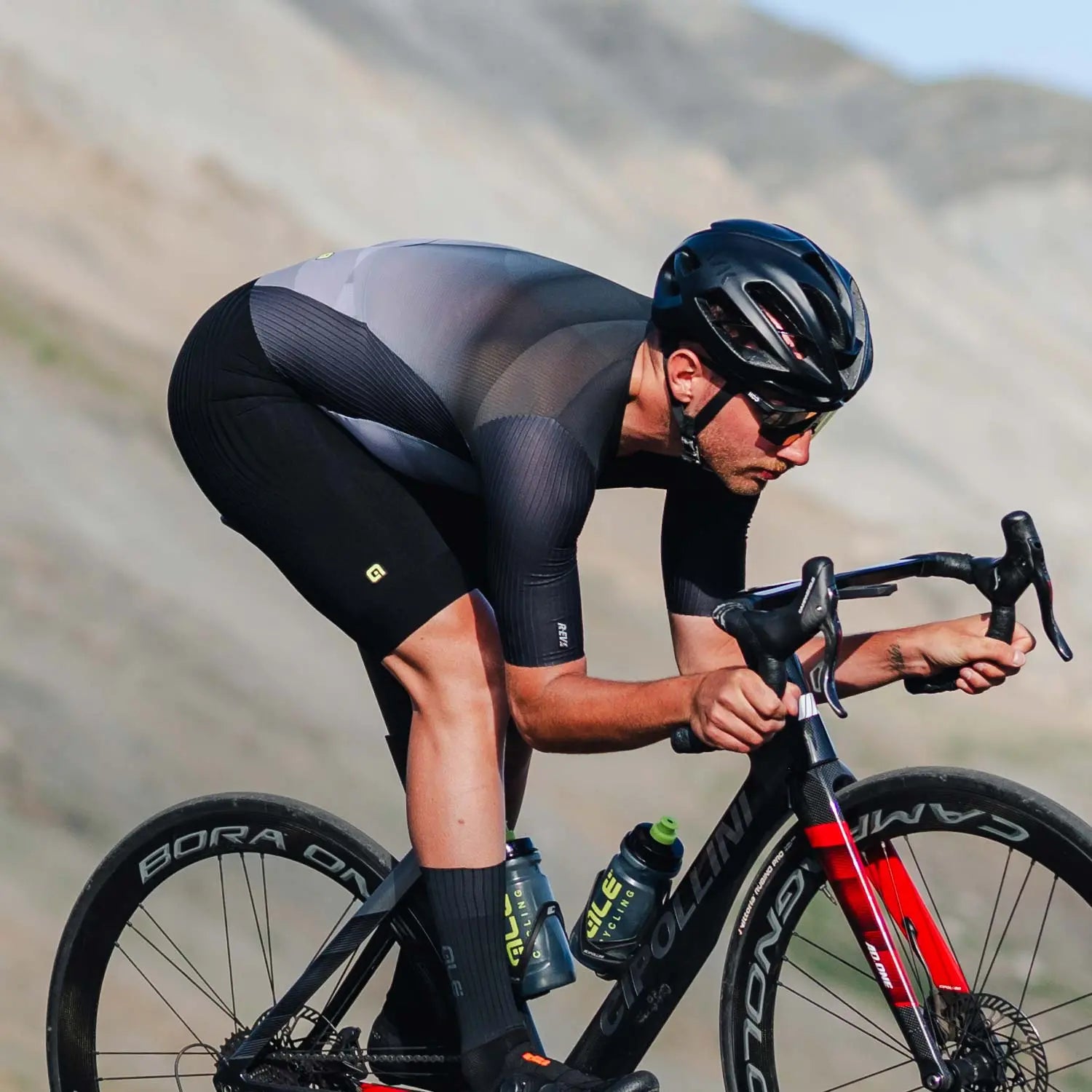 Ale Clothing Watt 3.6 R-EV1 Short Sleeves Skinsuit Black - FREE UK Shipping, FREE 365 Day Returns | Moto Central