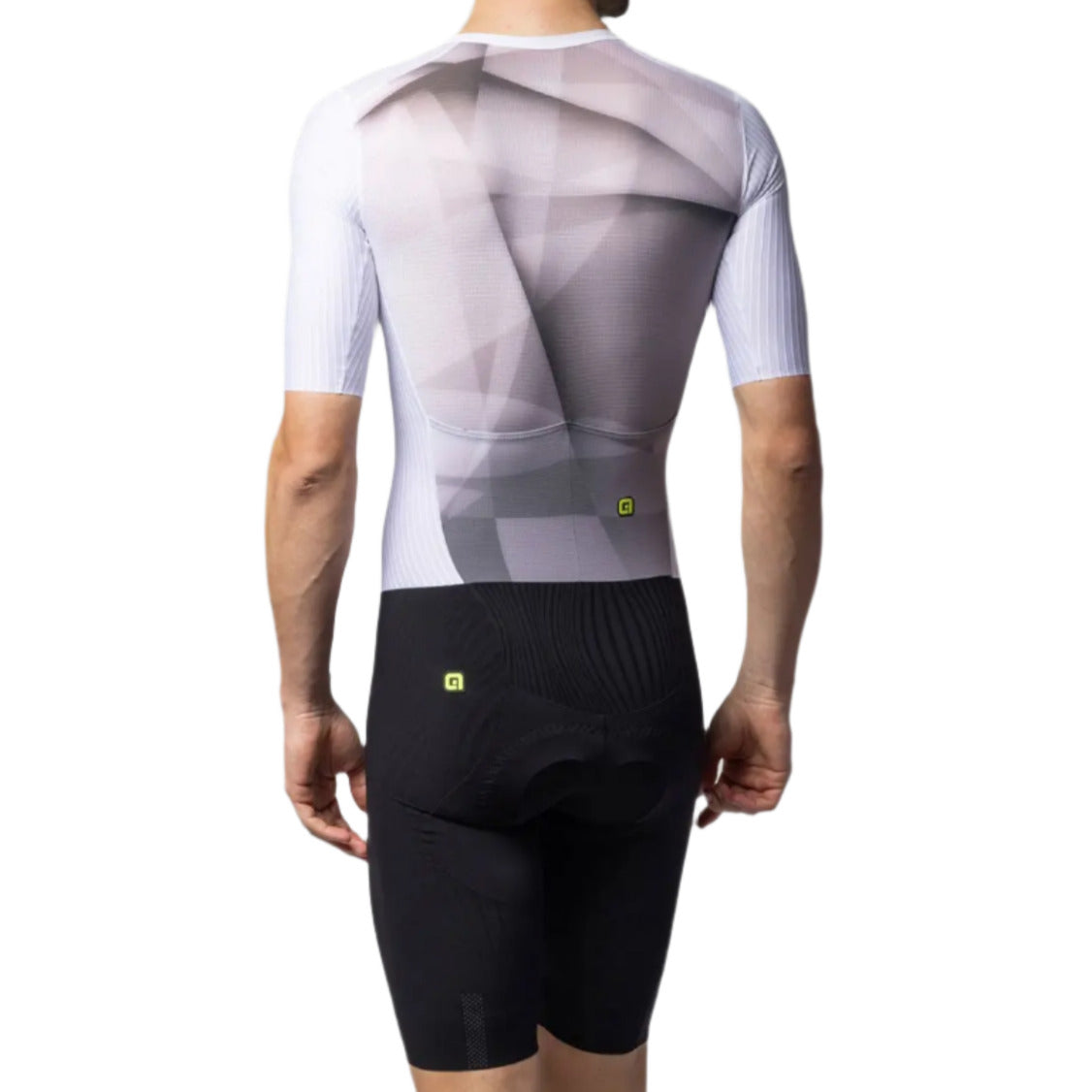 Ale Clothing Watt 3.6 R-EV1 Short Sleeves Skinsuit White - FREE UK Shipping, FREE 365 Day Returns | Moto Central