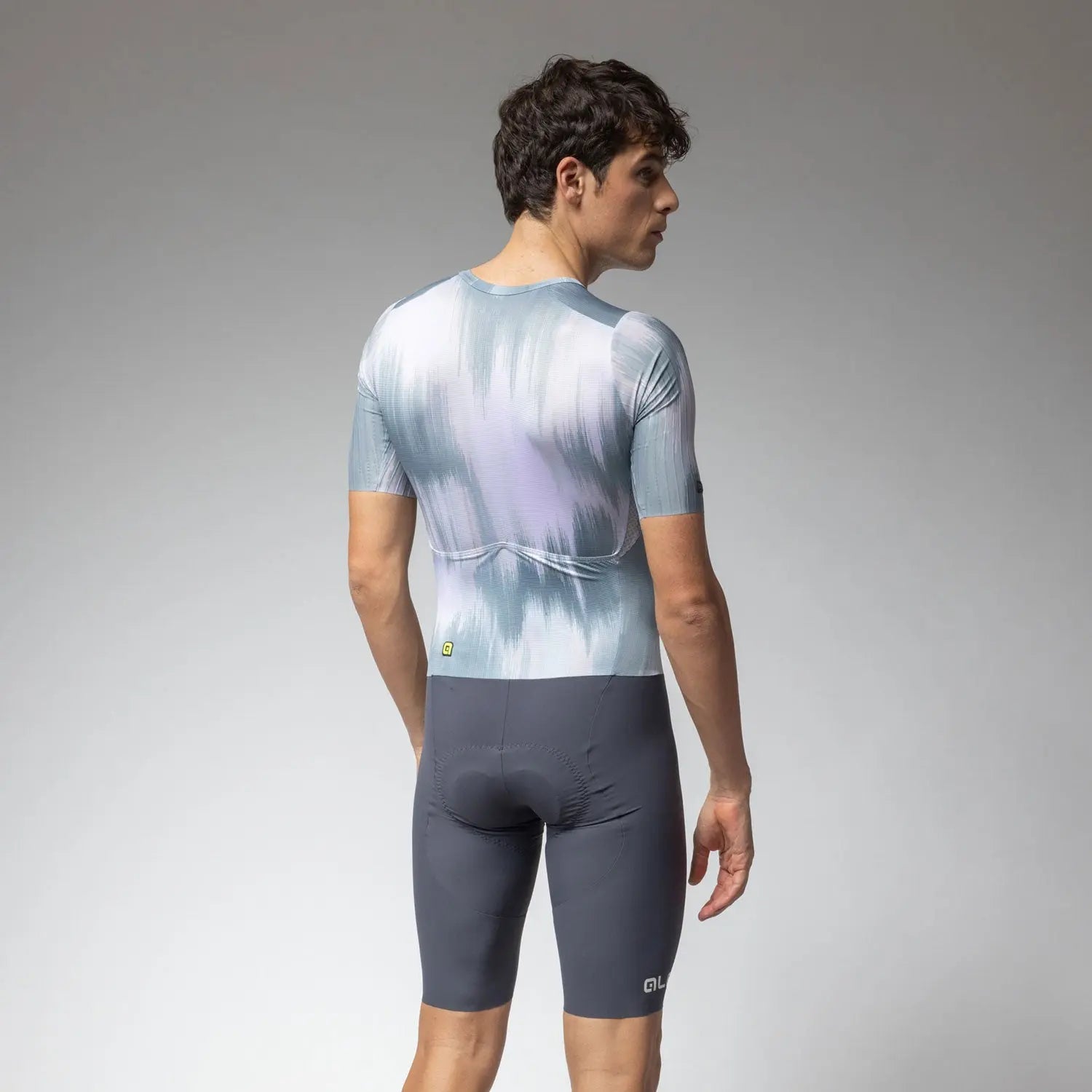 Ale Clothing Argon PR-E Short Sleeves Skinsuit Grey - FREE UK Shipping, FREE 365 Day Returns | Moto Central