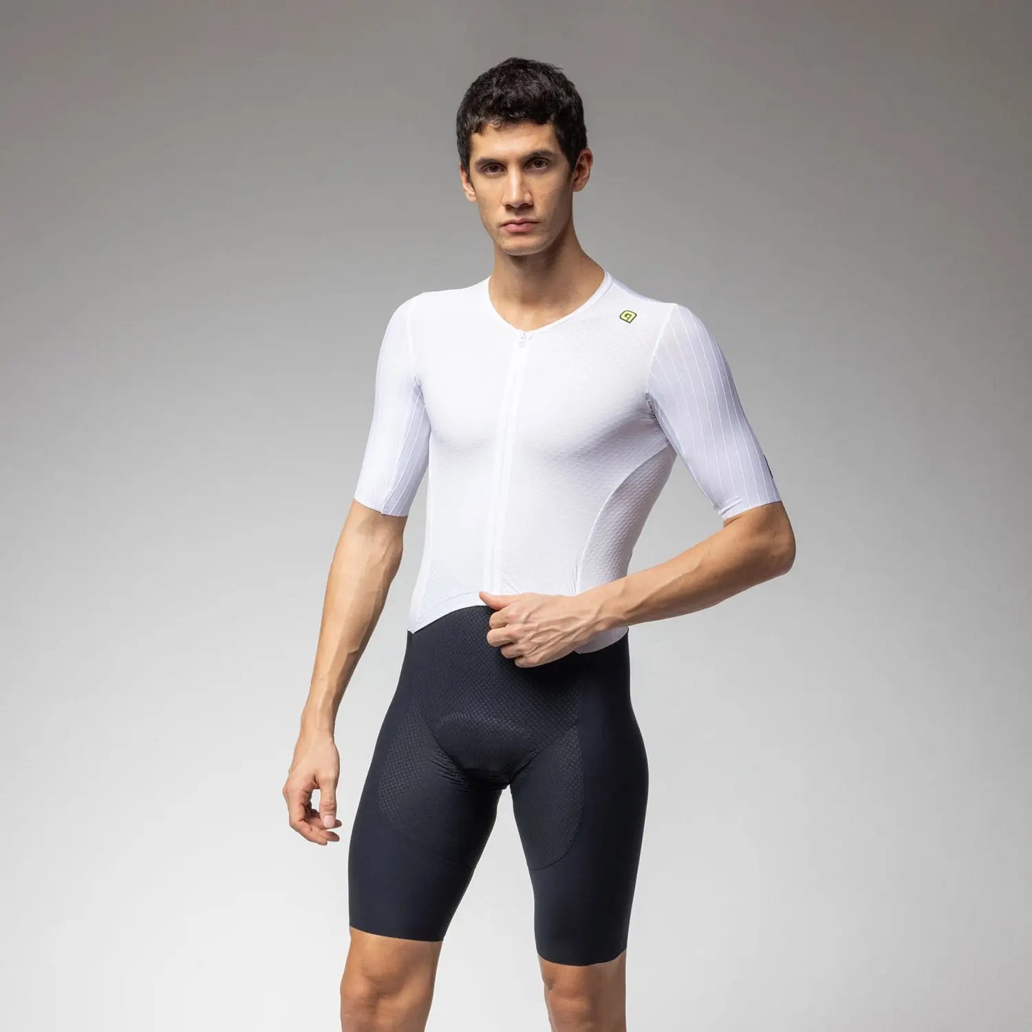 Ale Clothing Eagle R-EV1 Short Sleeves Skinsuit White - FREE UK Shipping, FREE 365 Day Returns | Moto Central
