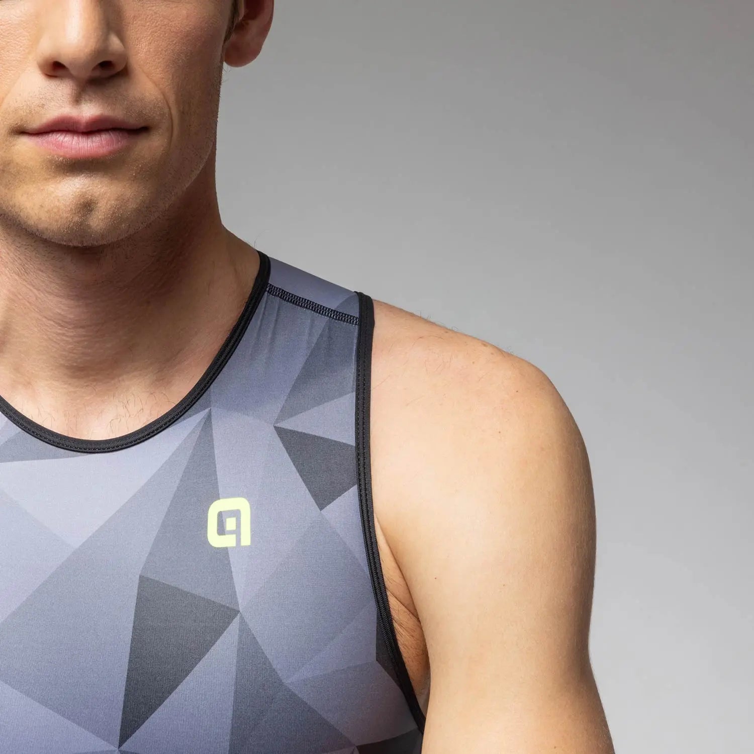 Ale Clothing Triple Sleeveless Tri Suit Grey - FREE UK Shipping, FREE 365 Day Returns | Moto Central