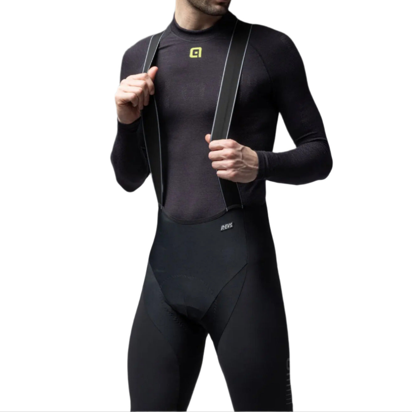 Ale Clothing Nordik Plus R-EV1 Bib Tights Black - FREE UK Shipping, FREE 365 Day Returns | Moto Central