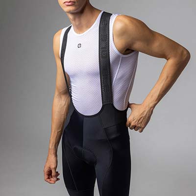 Ale Clothing Strada 2.0 PR-E Bib Shorts Black - FREE UK Shipping, FREE 365 Day Returns | Moto Central